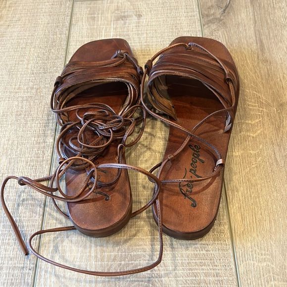 Free People Cami Huarache Wrap Sandals US 8 - Picture 4 of 9